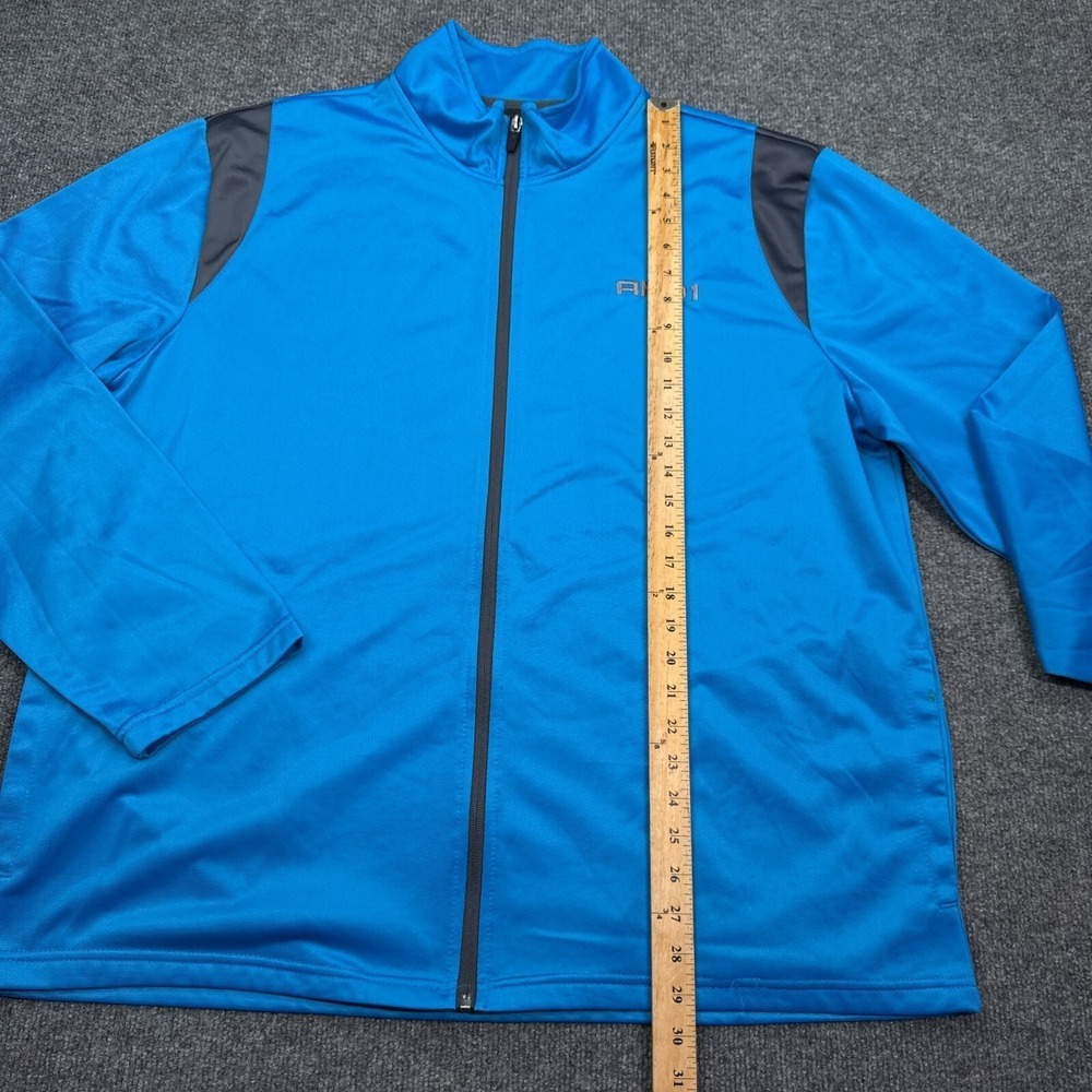 Vintage Y2K AND1 Lightweight Jacket Mens Size 2XLβ XXL Blue Full Zip Embroidered - Picture 11 of 15